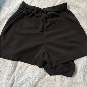 a new day Black Elastic Waist Shorts